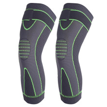 Stabilizing Support Sleeve for Knees Natural Polyester-Green XL