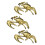 Metal Cobras Statue Sculptures Table Centerpieces for Office-B 1