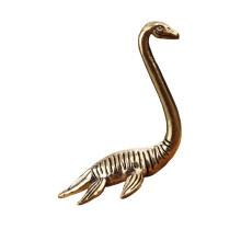 Metal Animal Statues Nessies Figurine Sculptures Ornament for-A
