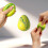 Amz Egg Flow Pattern Decompression Toy (Green) Simulation Egg Decompression Toy Boring Necessary Kneading Immersive Decompression Experience 2