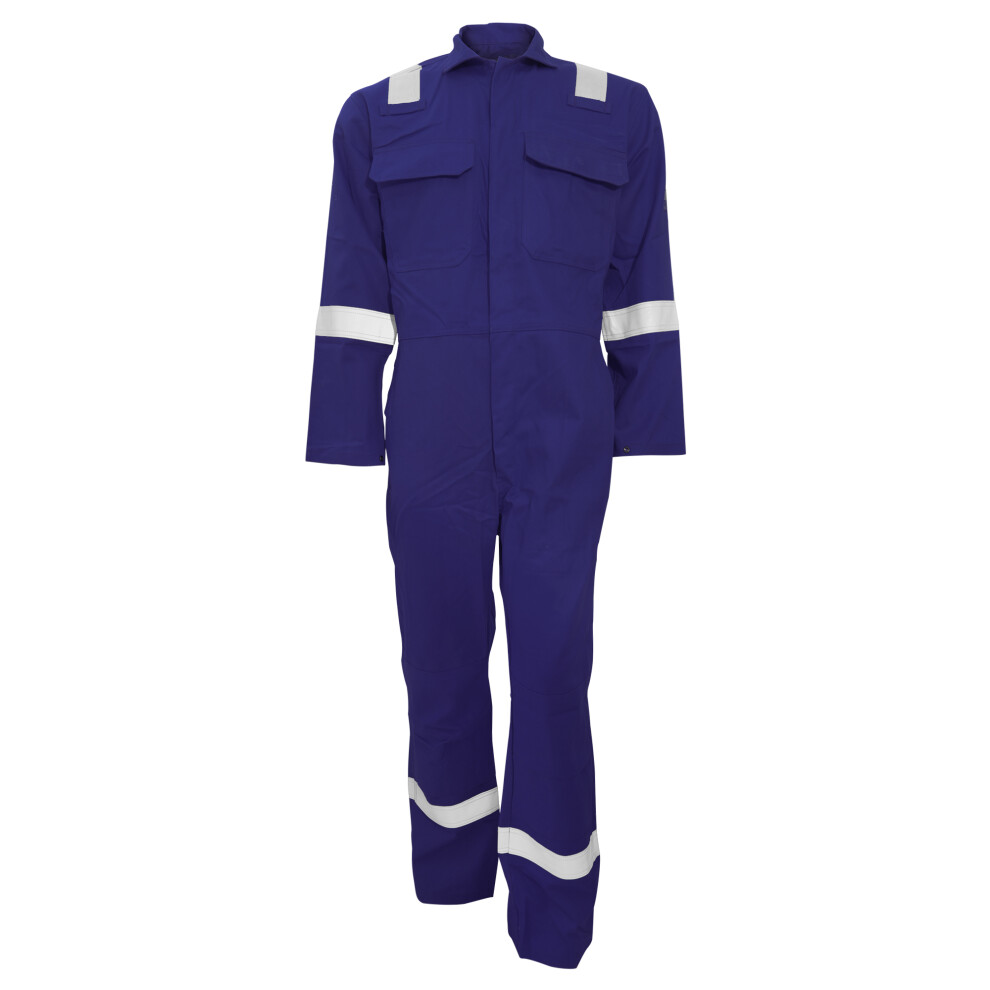 (Xxl/R, Navy) Portwest Bizweld Iona Flame Resistant Work Overall/Coverall 5057080014651