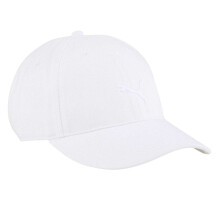 (One Size, Puma White) Puma Unisex Adult Premium Essential Classic Logo Baseball Cap
