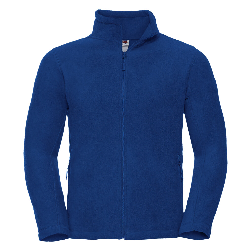 Russell (M, Bright Royal) Mens Full Zip Outdoor Fleece Jacket