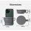 2025 Latest Model 2 pack Mini Silicone Collapsible Travel Cup for Camping 4
