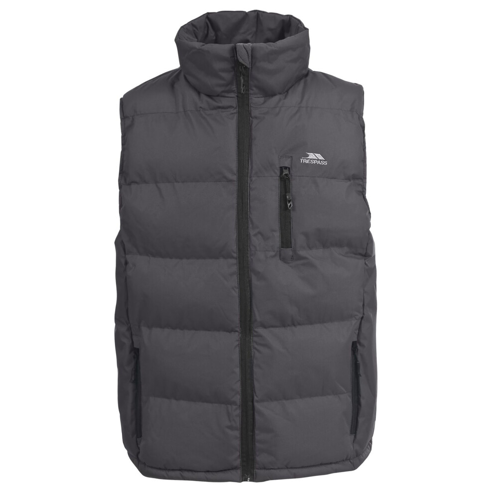 Trespass (L, Flint) Mens Clasp Padded Gilet/Bodywarmer