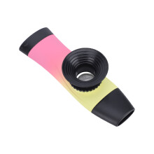 Kazoo mit abnehmbarem Horn, Rot/Gelb, 10,7 x 3,1 x 1,5 cm
