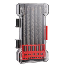10 Stück gezahnte Karbid-Bits, 1/4-Zoll-Sechskant, Silber