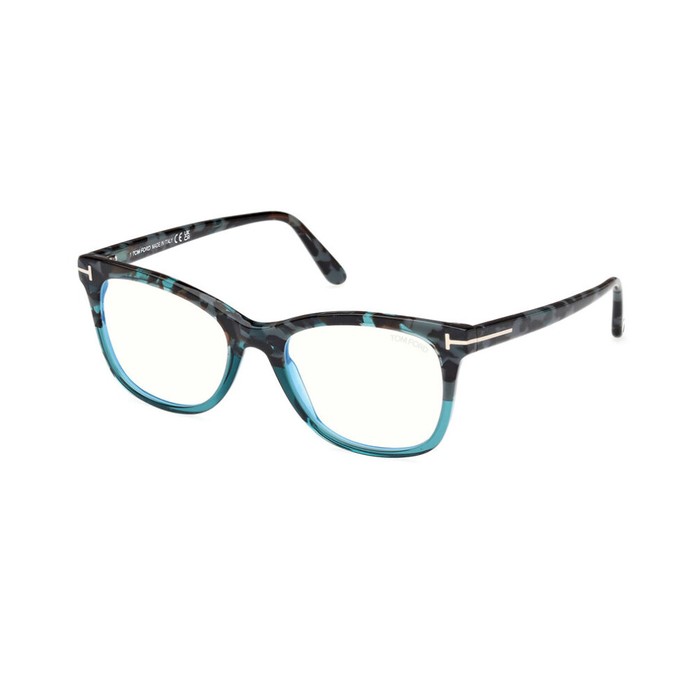 Tom Ford Blue/Light Ft5986-B 055 - Block Women New Eyeglasses