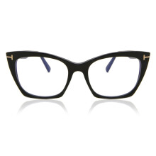 Tom Ford FT5709-B 001 Blue-Light Block Women New Eyeglasses