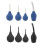 Soft Comfortable Rubber Anal Douche 90ml Black 3