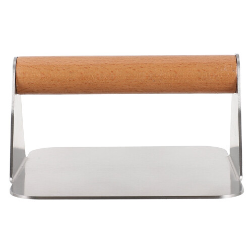 Pressa per hamburger in acciaio inox, 14,3 cm