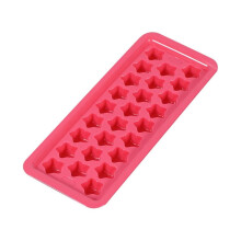 Forma de gelo de silicone com estrelas e corações – 26 cavidades