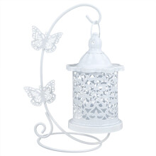 Birdcage Candle Holder Iron Vintage Hanging Lantern