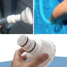 Adattatore per aspiratore skimmer per piscine fuori terra, 1,5"