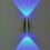 Applique murale LED bleue à double tête (1 pièce) 1
