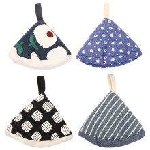 Ensemble de 4 couvercles pour pots en coton