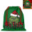 Christmas candy drawstring bag cartoon theme 10 pcs 1