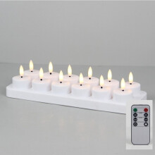 Lampes chauffantes LED rechargeables PChero, lot de 12 avec télécommande et