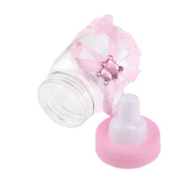 Boîtes cadeaux roses en plastique pour biberons – 12 pièces