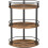 Étagère à épices rotative à 3 niveaux – Brun rustique, 25,7 cm² 1