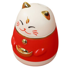 Boîte de rangement en PP pour cure-dents en forme de chat de dessin animé
