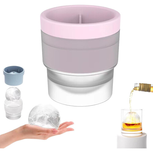Silicone Ice Ball Mold2.5Inch Food-Grade