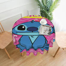 Polyester Round Tablecloth 60 in – Water-Resistant &