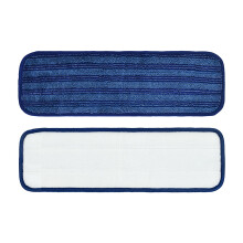 Lot de 3 lingettes de balai en microfibre réutilisables pour parquet, carrelage et marbre
