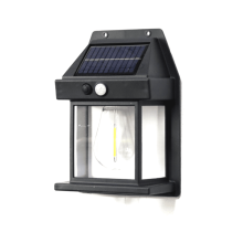 Solar-Wandleuchte für die Außendekoration im Innenhof