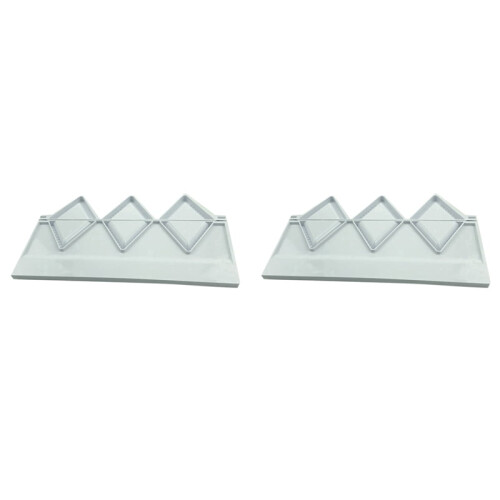 Set di 2 stampi per ravioli a forma triangolare