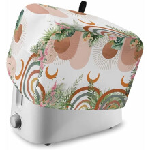 Toasterabdeckung, 2-Scheiben-Polyester, staubdicht, mit Taschen