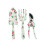 Ensemble de 3 outils de jardin – Métal, multicolore, 20–28 cm 1