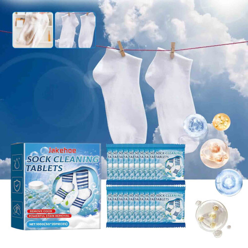 Viflosae Sock Cleaner Tablets, Gentle Multi-Purpose, 12-Pack