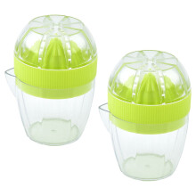 Presse-citron manuel – Gobelet en plastique vert, 10,5 cm