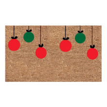 Weihnachts-Fußmatte 50 x 80 cm, rutschfest, für drinnen und draußen