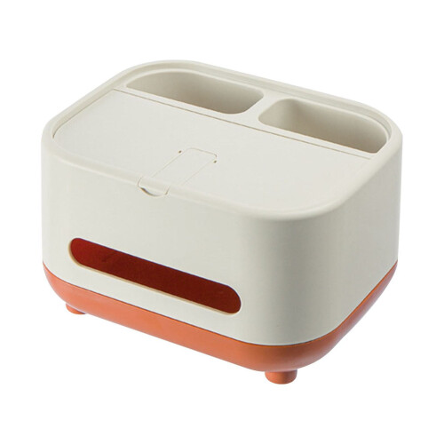 Nachuan Plastic Tissue Box with Remote Storage Compartment