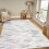Abstract area rug for home office, non-slip, 4 ft x 6 ft 1