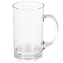 Chope à bière en acrylique transparent 660 ml