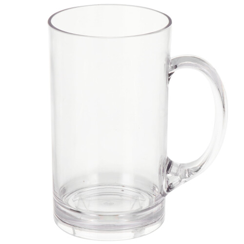 Chope à bière en acrylique transparent 660 ml