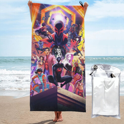Serviette de plage en microfibre 31,5 x 63 pouces - Séchage rapide, douce,