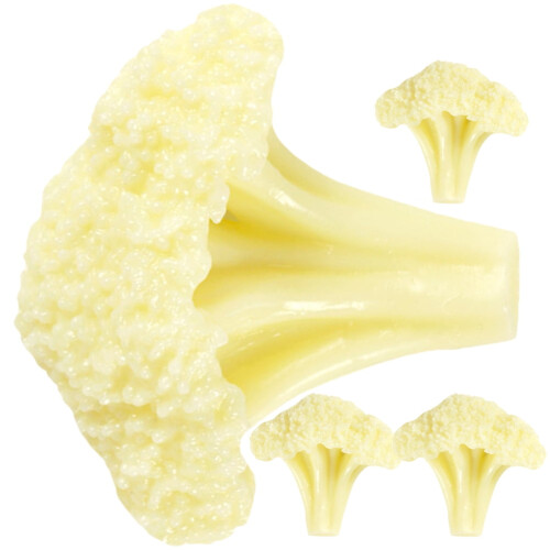 Cavolfiore artificiale realistico (4 pezzi)