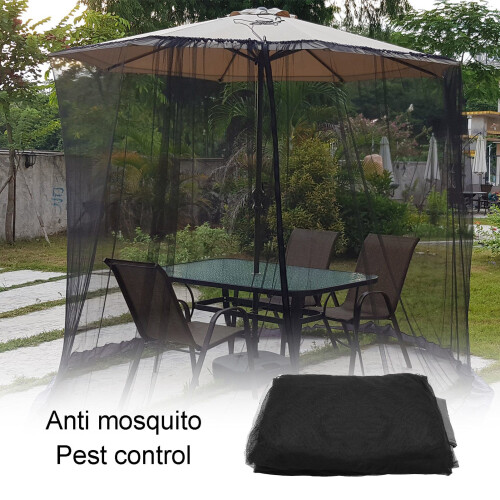 Garden Umbrella Screen 230cm Polyester Mesh 1
