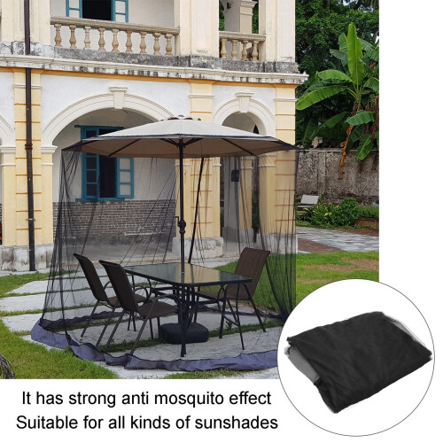 Garden Umbrella Screen 230cm Polyester Mesh
