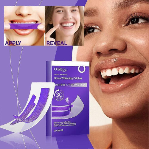 Purple Teeth Shine Whitening Strips-7Pcs/Box 2