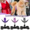 (gray/onesize) Dog Standing Assistance Rack Adjustable Pet Beauty Stool Fixed Dog 3