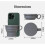 2025 Latest Model 2 pack Mini Silicone Collapsible Travel Cup for Camping 4