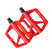Dual DU Nylon-Fahrradpedale 270 g 12,8 10,5 2,2 cm Rot
