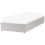 Beliani Ottoman Bed without Headboard DINAN Fabric Light Grey 90 x 200 cm (EU Single) 5