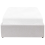 Beliani Ottoman Bed without Headboard DINAN Fabric Light Grey 90 x 200 cm (EU Single) 6