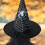 Black Witch Hat for Halloween Decoration 1 pc 1